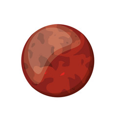 High quality space planet galaxy astronomy mars Vector Image