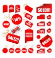 Shopping retail sales tags vector image