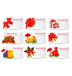 Christmas banners vector image