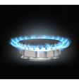 Gas burner vector image