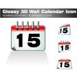 Calendar icon vector image