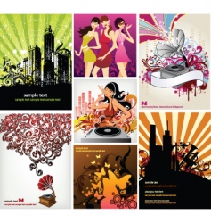 Dance Dj vector image