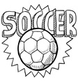 Football vector image