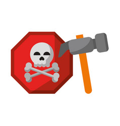 Error sign icon image Royalty Free Vector Image