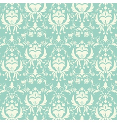Vintage damask seamless pattern vector image