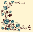 Floral motif vector image