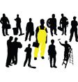 Twelve workers vector image