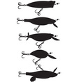 Fishing lure vector image