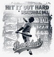 Uncatchable ball vector image