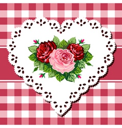 Vintage bouquet vector image