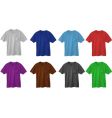 Set of t-shirt designs vector image