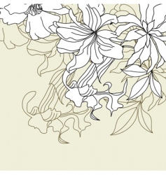 Template for decorative card vector image