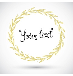Laurel wreath vector image