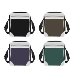 Shoulder bags set Shoulder bags set vector image