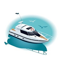 Marine recreation vector image
