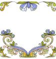 Template for decorative background vector image