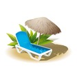 Summer vacation on the beach vector image