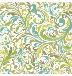 Floral background vector image