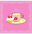 Cupcake vector image