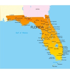 Florida vector image