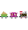 Little train vector image