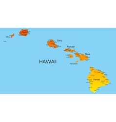 Hawaii vector image