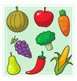 Fruits and Vegetables 01 vector image