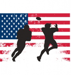 American football vector image