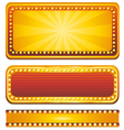 Casino banner sign vector image