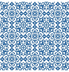 Ornate geometry seamless pattern vector image
