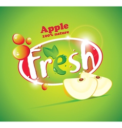 Apple Fresh vector image