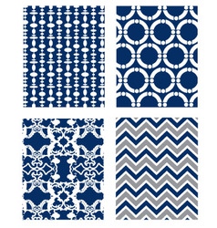 Backgrounds set Pattern Wallpaper vector image