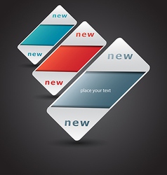 New label vector image
