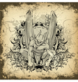 Gothic grunge vector image