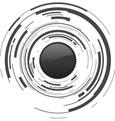 Camera dot vector image