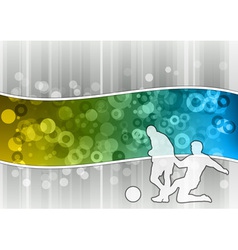 Soccer on the abstract wave vector image
