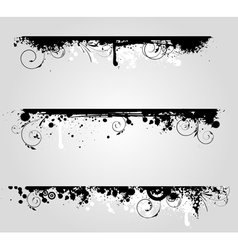 Grunge lines vector image