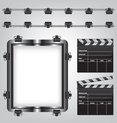 Movie equipment vector image