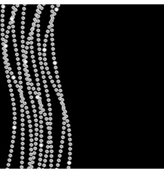 Abstract beautiful black diamond background vector image