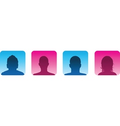 Profile vector image
