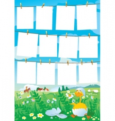 Template vector image
