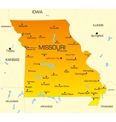 Missouri vector image