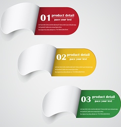 Number banner vector image