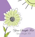 Greetings card vector image