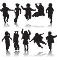 People silhouettes vector image