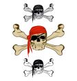 Piracy skull vector image