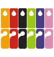 Door tags vector image