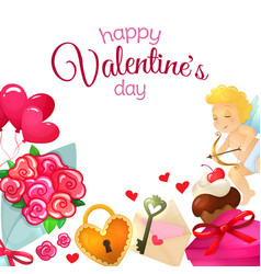 Set of valentines day icons Set of valentines day icons vector image