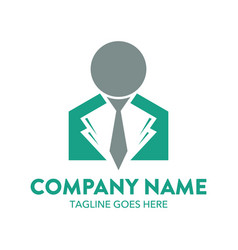 Businessman logo-8 vector image