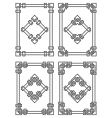 Geometrical borders vector image